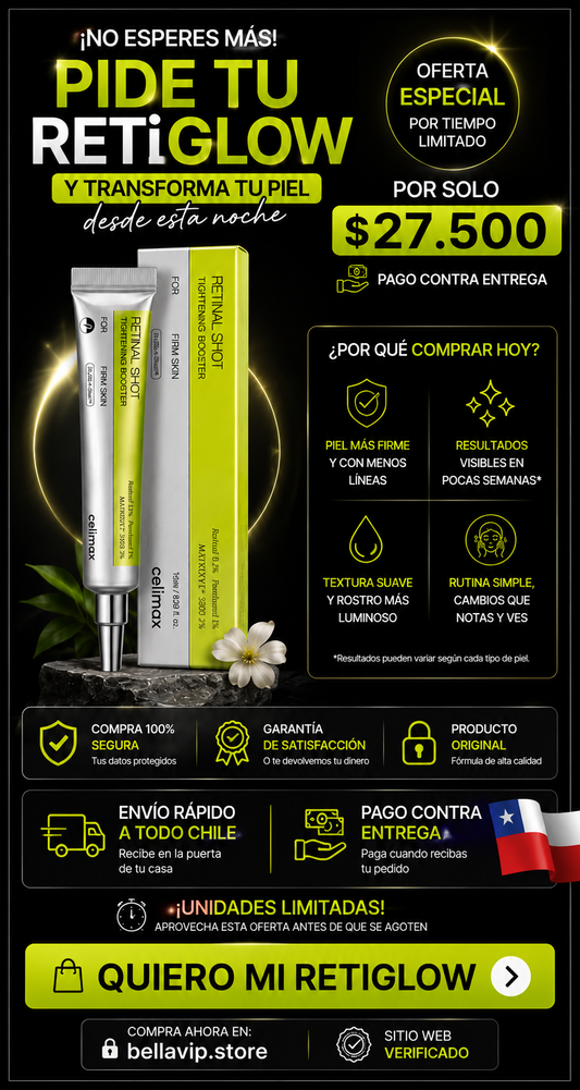 RetiGlow  Crema Facial Antiarrugas Retinal